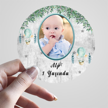 Hoşgeldin Bebek Fil Temalı Sticker