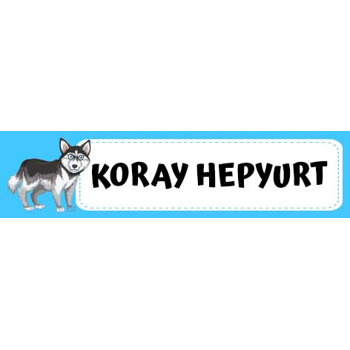 Husky Köpek Temalı Kalem Etiketi