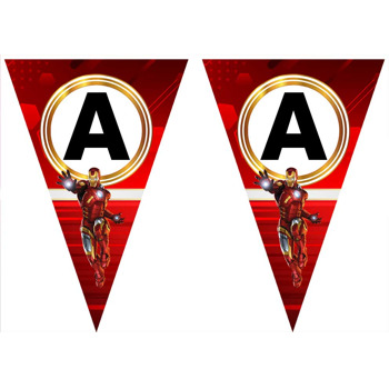 Iron man Temalı Parti Banner