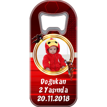 Iron Man Temalı Uzun Oval Magnet Açacak