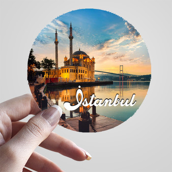 İstanbul Ortaköy Şehirler Temalı Sticker