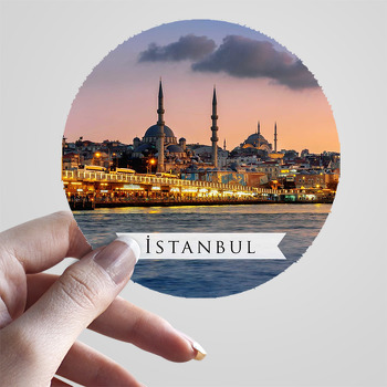 İstanbul Şehirler Temalı Sticker