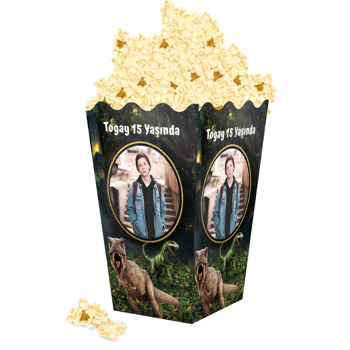 Jurassic Park Dinozorlar Temalı Popcorn Kutusu