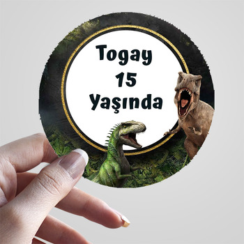 Jurassic Park Dinozorlar Temalı Sticker