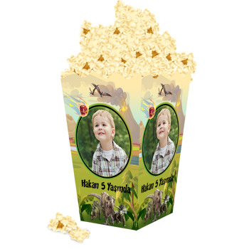 Jurassic World Dinozorlar Temalı Popcorn Kutusu