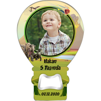 Jurassic World Dinozorlar Temalı Resimli Balon Magnet Açacak