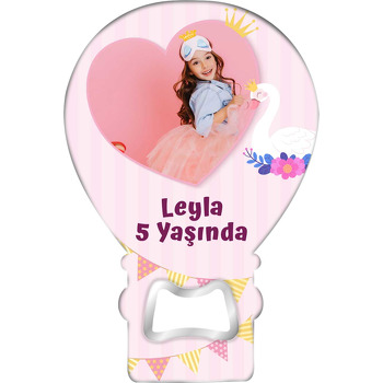 Kalp Çerçeve ile Kuğu Temalı Balon Magnet Açacak