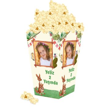 Kanguru Temalı Popcorn Kutusu