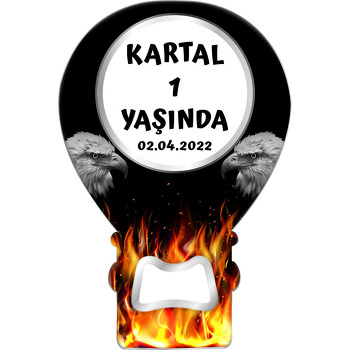 Kara Kartal Temalı Balon Magnet Açacak