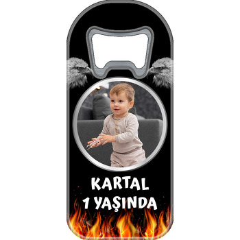 Kara Kartal Temalı Uzun Magnet Açacak