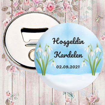 Kardelen Temalı Magnet Açacak