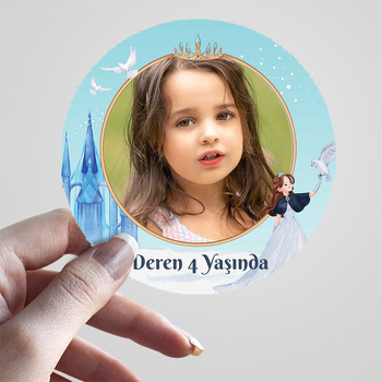 Karlar Prensesi Temalı Sticker