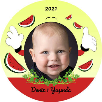 Karpuz Dilimleri Temalı Sticker