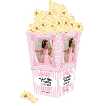 Kemik Temalı Popcorn Kutusu