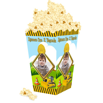 Kepçe 2 Temalı Popcorn Kutusu