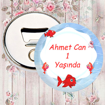 Kırmızı Balık Temalı Magnet Açacak