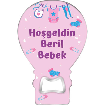 Kız Bebek Kıyafetleri Temalı Balon Magnet Açacak