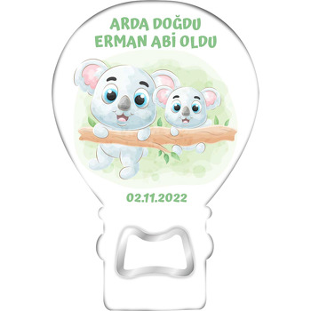 Koala Abi Kardeşler Temalı Balon Magnet Açacak