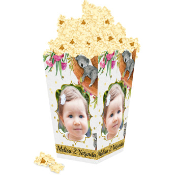 Koala Temalı Popcorn Kutusu