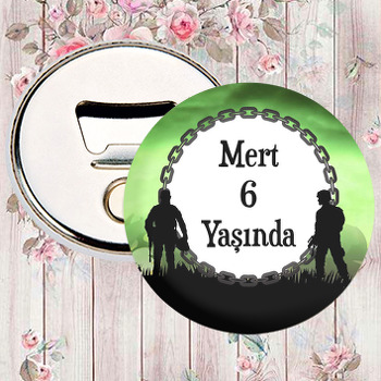 Komando Asker Temalı Magnet Açacak