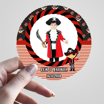 Korsan 2 Temalı Resimli Sticker