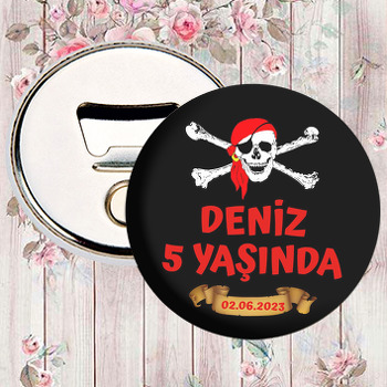 Korsan Kuru Kafa Temalı Magnet Açacak