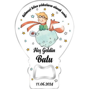 Küçük Prens ile Renkli Yıldızlar Temalı Balon Magnet Açacak