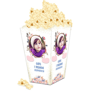 Kuğu Temalı Popcorn Kutusu