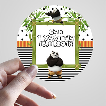 Kung Fu Panda Temalı Sticker