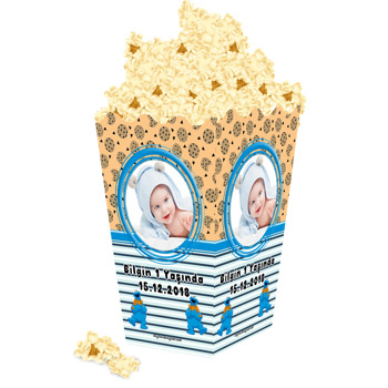 Kurabiye Canavarları Temalı Popcorn Kutusu