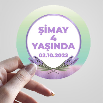 Lavanta Diyarı Temalı Sticker