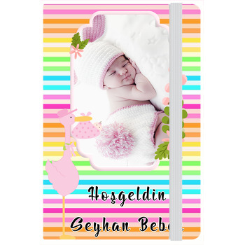 Leylek Bebek Temalı Kişiye Anı Özel Defter