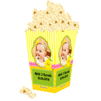 Limon Temalı Popcorn Kutusu