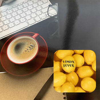 Limonlar Temalı Bardak Altlığı