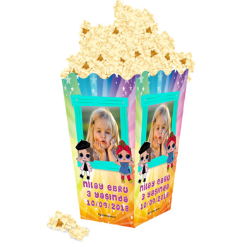 LoL Sürpriz Bebekler Temalı Popcorn Kutusu