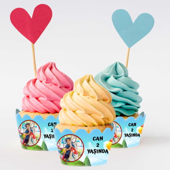 Lunapark Temalı Cupcake Sargısı