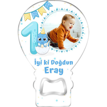 Mavi Bebek Dinazor ile 1 Yaş Temalı Balon Magnet Açacak