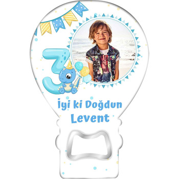 Mavi Bebek Dinazor ile 3 Yaş Temalı Balon Magnet Açacak