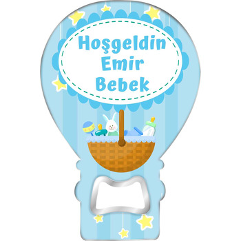 Mavi Bebek Sepeti Temalı Balon Magnet Açacak