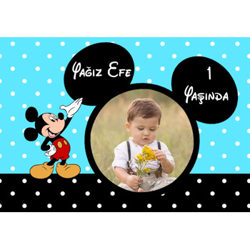 Mickey Mouse Temalı Afiş