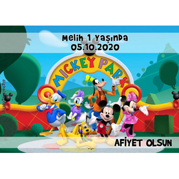 Mickey Mouse Temalı Amerikan Servis