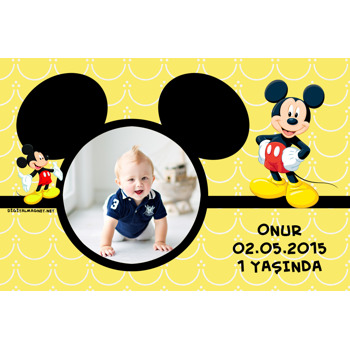 Mickey Mouse Temalı Plastik Magnet