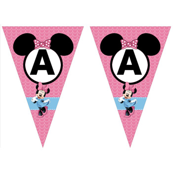 Mininie Mouse Temalı Parti Banner