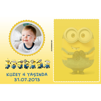 Minion 2  Temalı Magnet Notluk