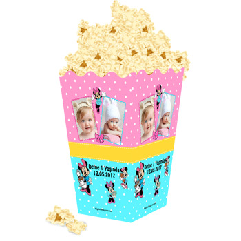 Minnie Mouse 2 Temalı Popcorn Kutusu