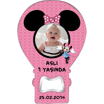 Minnie Mouse Temalı Balon Magnet Açacak