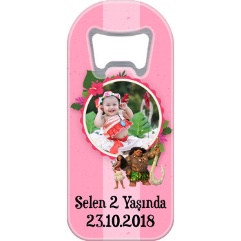 Moana Pink Temalı  Oval Açacak