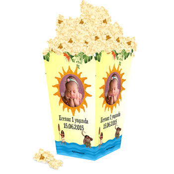 Moana Temalı Popcorn Kutusu