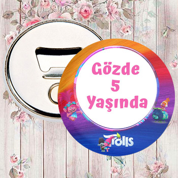 Neşeli Troller Temalı Magnet Açacak