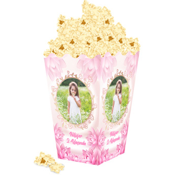 Nilüfer Temalı Popcorn Kutusu